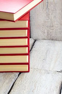 Stack of books background. many books piles Stock Photos