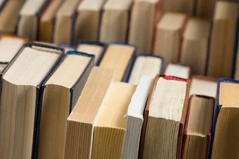 Stack of books background. many books piles. Photos