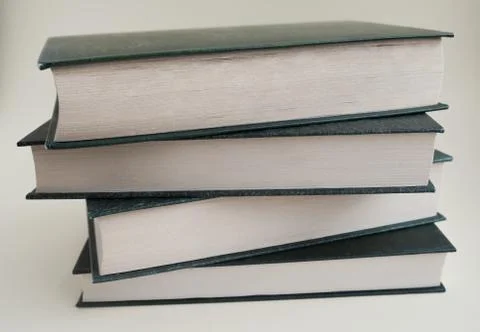 Stack of books, books on a light background Stock Photos