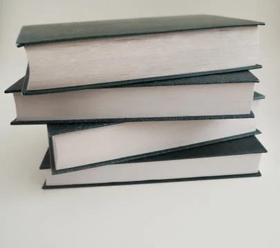 Stack of books, books on a light background Stock Photos