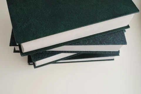 Stack of books, books on a light background Stock Photos