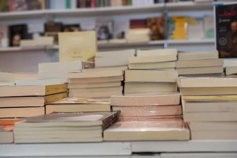 Stack of  books education concept background, Educational concept. Stock-Fotos