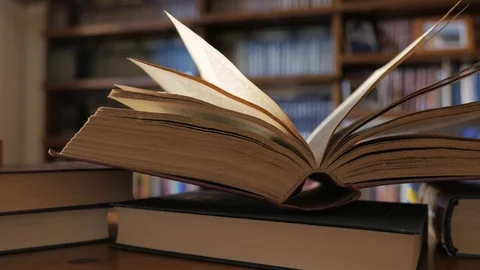 Stack of books Stock Footage 108773688