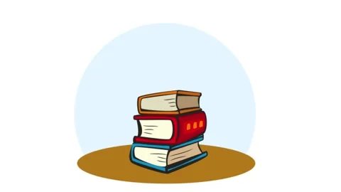 Stack of Books Vídeos de archivo 195943725