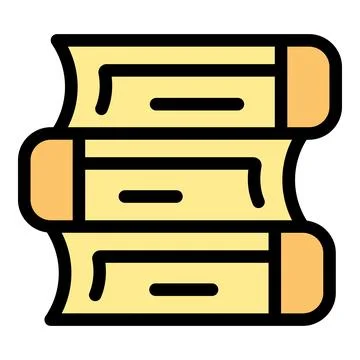 Stack of books forming a small library representing knowledge and learning 스톡 일러스트