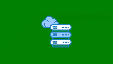 Stack books green cloud top green screen animated chromakey movement Stock Footage 314068559