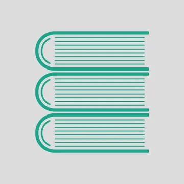 Stack of books icon 스톡 일러스트