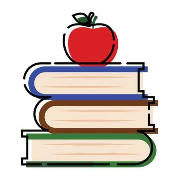 Stack of books icon Stock Illustration