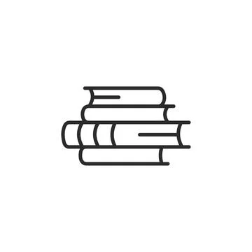 Stack of Books Icon Stock Illustration
