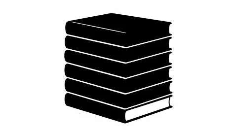 Stack of Books Icon Stock Illustration