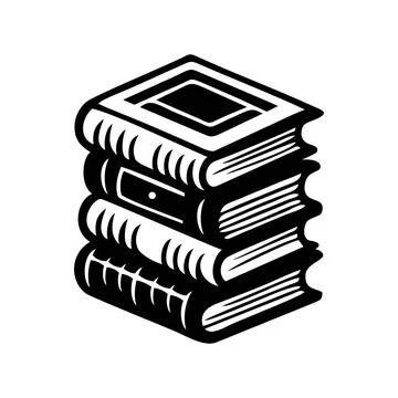 Stack of books icon. Reading and Education. Library vector illustration Stock Illustration