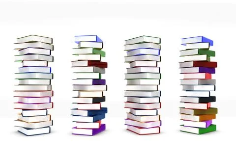 Stack books Stock Illustration