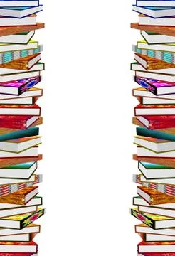 Stack of books Stock Illustration