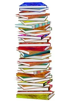 Stack of books Stock Illustration
