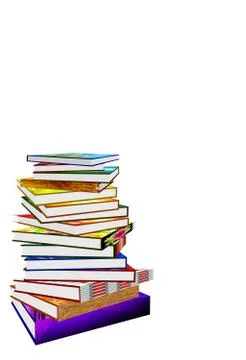 Stack of books Stock Illustration