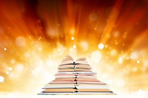 Stack of books Stock Illustration