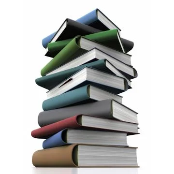 Stack Books Stock Illustration