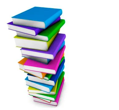 Stack of books Stock Illustration