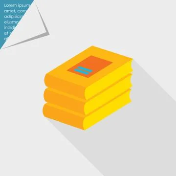 Stack of books Stock Illustration