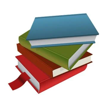 Stack of books Stock Illustration