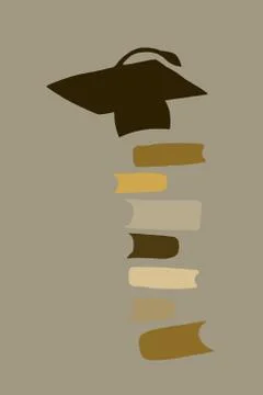 Stack of books Stock Illustration