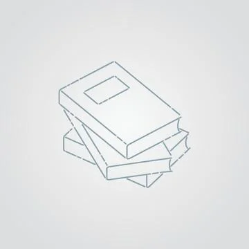 Stack Of Books Illustrazione stock