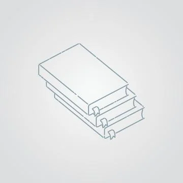 Stack Of Books Stock Illustration