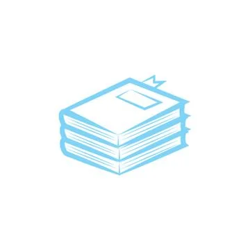Stack Of Books Illustrazione stock