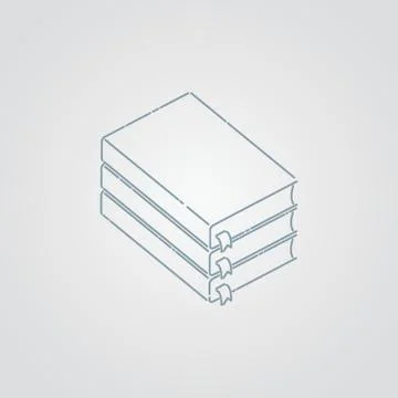 Stack Of Books Illustrazione stock