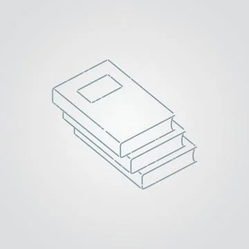 Stack Of Books Illustrazione stock
