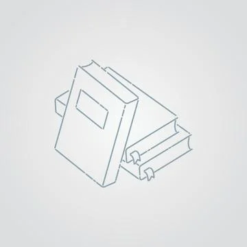 Stack Of Books Stock Illustration