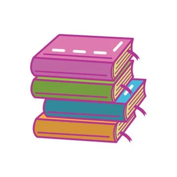 Stack Of Books Stock Illustration