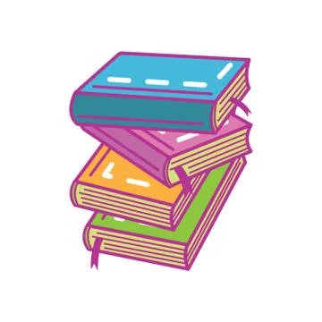 Stack Of Books Stock Illustration