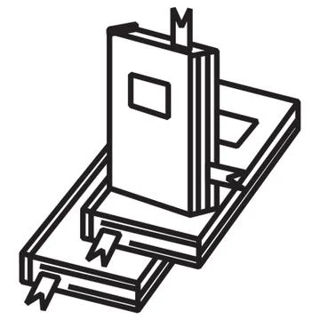 Stack Of Books Stock Illustration