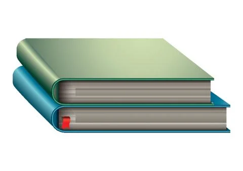 A Stack of Books Illustrazione stock
