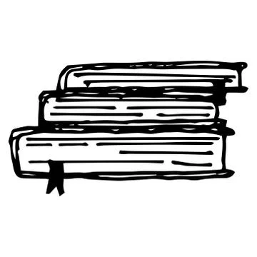 Stack of books. Stock Illustration