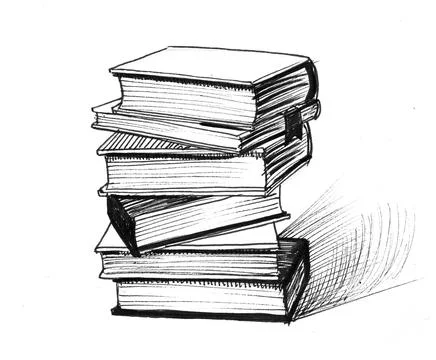 Stack of books Stock-Illustration