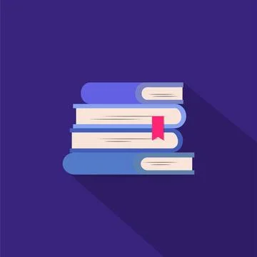 Stack of books Stock Illustration