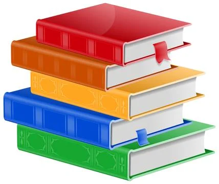Stack of Books Illustrazione stock