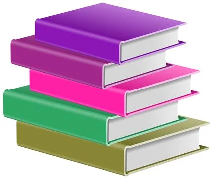 Stack of Books Stock Illustration