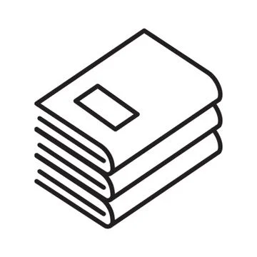 A Stack Of Books Illustration Stock Illustration