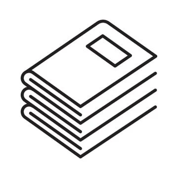 A Stack Of Books Illustration Stock Illustration