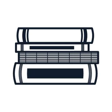 A Stack Of Books Illustration Stock Illustration