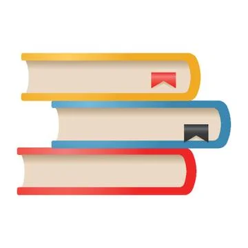 A Stack Of Books Illustration Stock Illustration