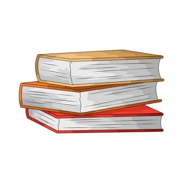 Stack of Books illustration Illustrazione stock