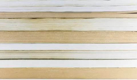 A stack of books lying on a white background Stock Photos