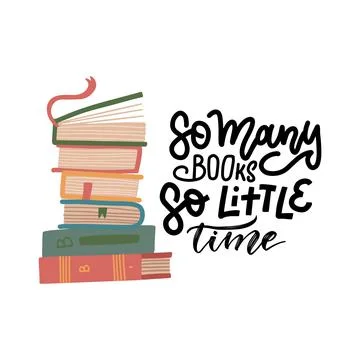 Stack of books with opened top book isolated on white background. Includes Stock Illustration