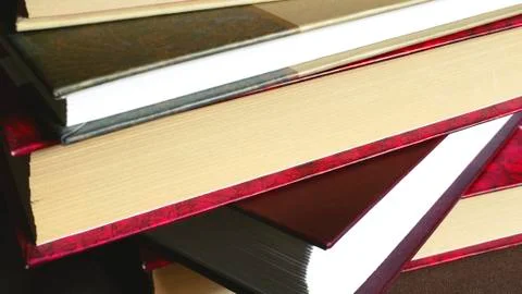 Stack of books page Stock Photos