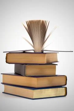 Stack of books Stock Photos