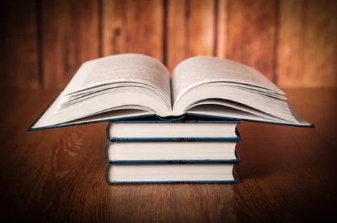 Stack of books Stock Photos